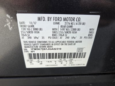 2018 Ford Explorer XLT