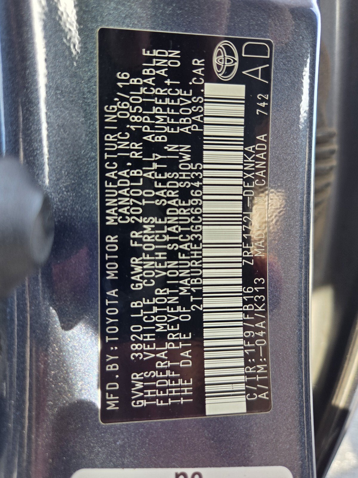 2016 Toyota Corolla L