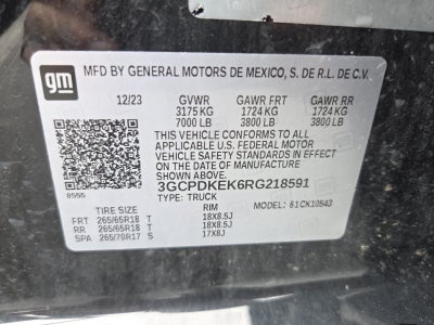 2024 Chevrolet Silverado 1500 LT (2FL)