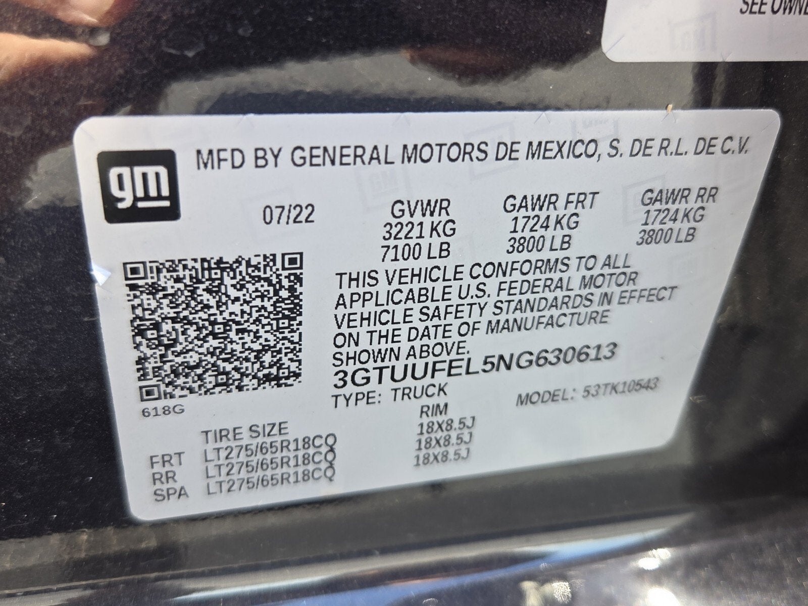 2022 GMC Sierra 1500 AT4X