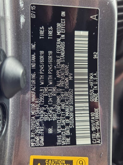 2015 Toyota Highlander LE Plus V6