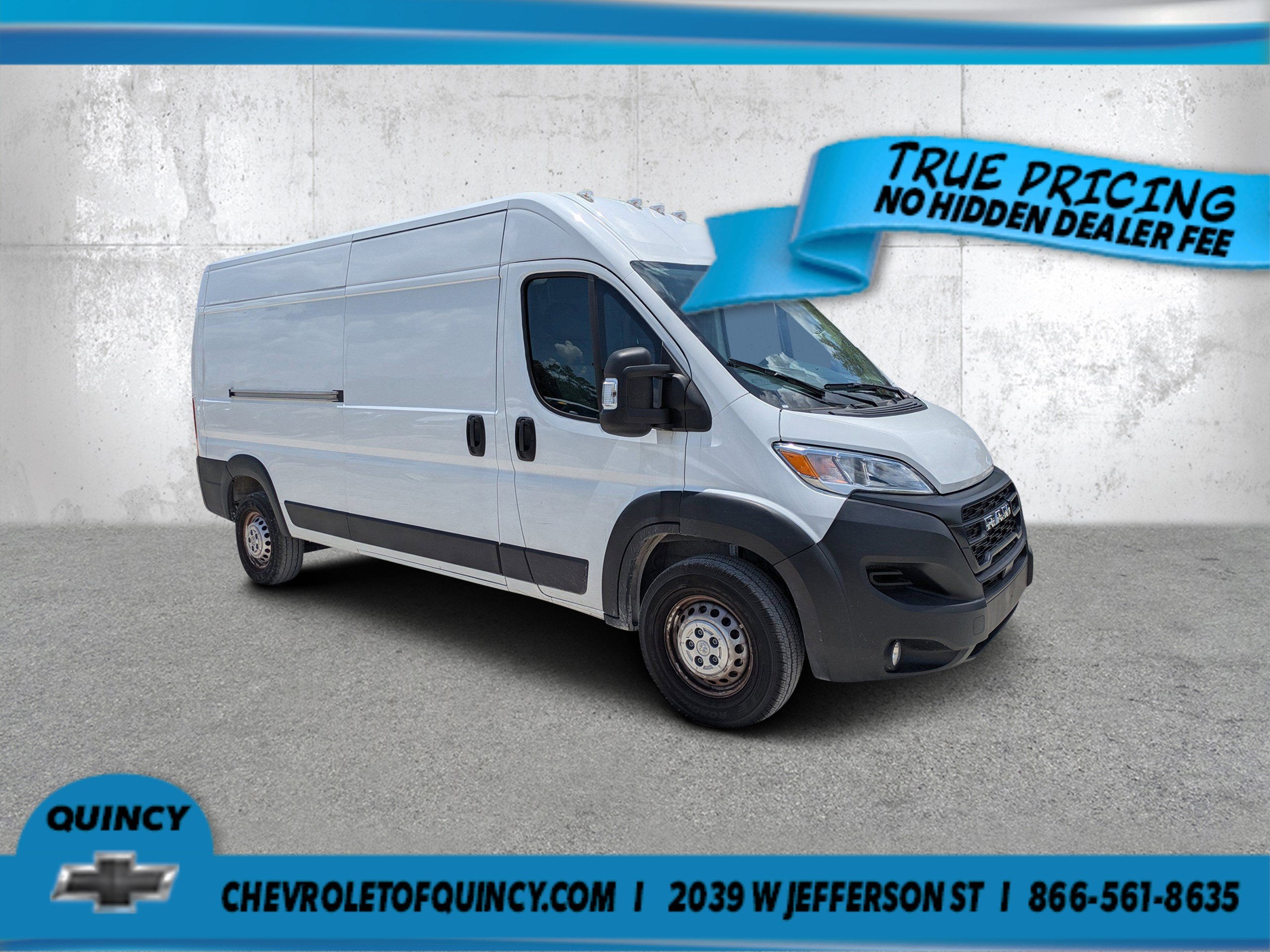 2026 RAM ProMaster 2500 Cargo Van Tradesman High Roof 159" WB w/Pass Seat