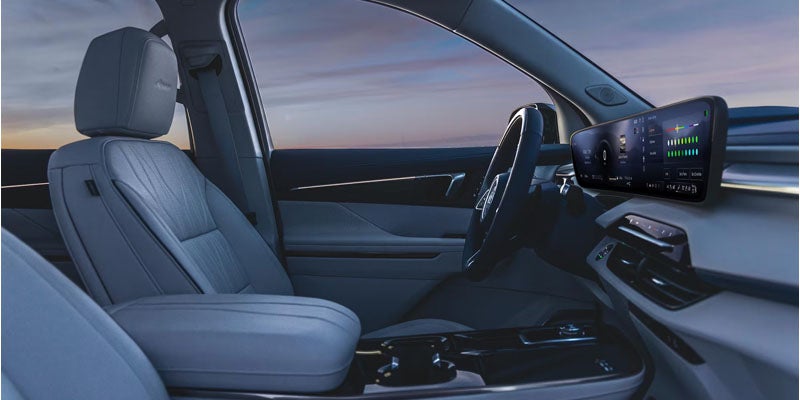 Luxurious cabin with quilted seating in the 2026 Buick Enclave Avenir