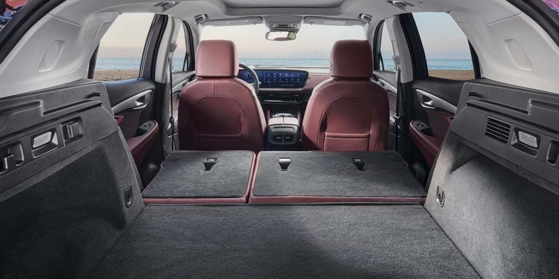 2026 Buick Envision Sport Touring cargo area with rear seats folded