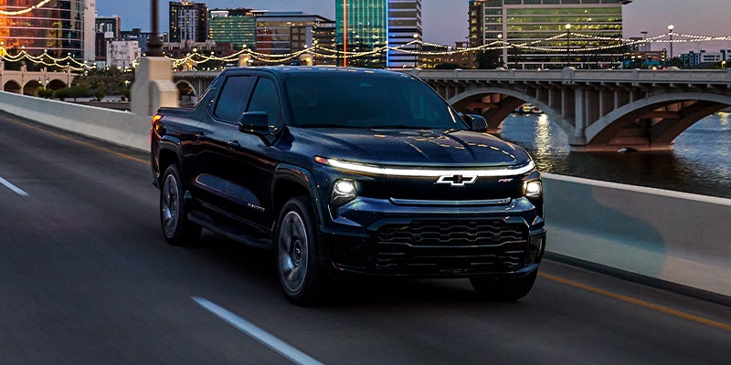 Exterior View of 2024 Chevrolet Silverado EV.