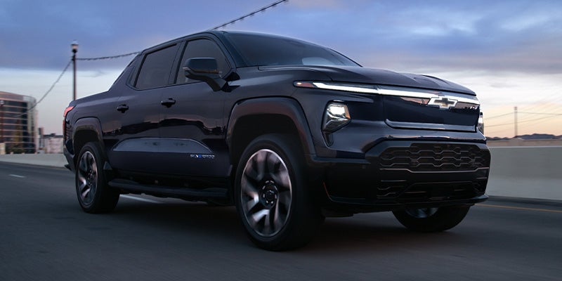 Exterior View of 2024 Chevrolet Silverado EV.