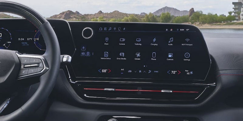 Interior View of 2024 Chevrolet Silverado EV.