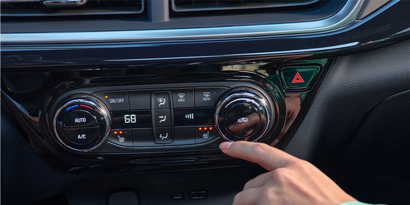 Interior view of a 2020 Ford F-150